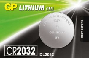 baterías CR2032